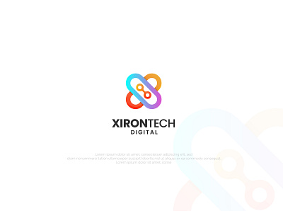 X Letter Technology Logo branding creative logo 99 design graphic design latest logo logo modern logo technology logo