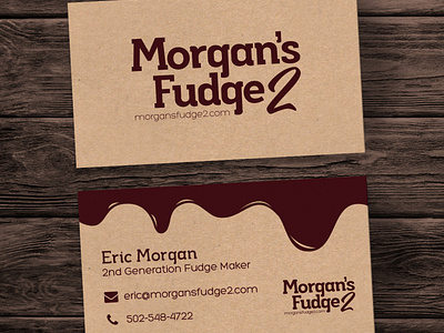 Morgan's Fudge Business Cards