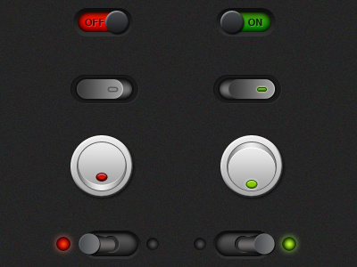 Switches black blow buttons light off on switch toggle