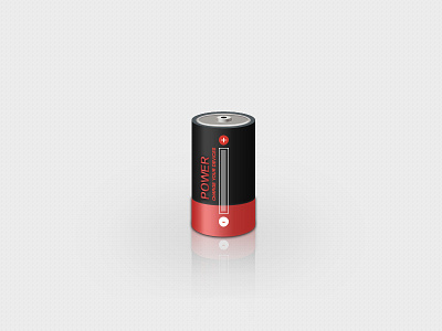 Battery Icon advertisement art graphic icon illustration print product shape