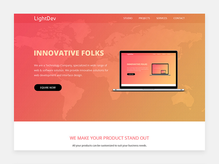Website UI design by Deepesh Kumar Fagna on Dribbble