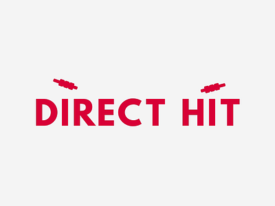 Direct Hit - Animated Wordmark animation cricket cricket australia design logo