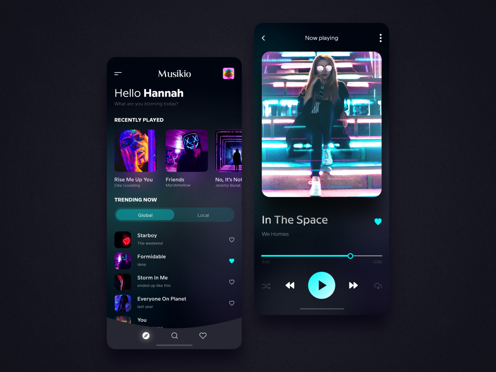 Musikio Concept Music App Design By Hamid Ali B 🙌 On Dribbble