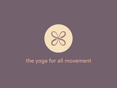the yoga for all movement brand identity inclusive infinity logo nonprofit santa cruz spiritual symbol yoga