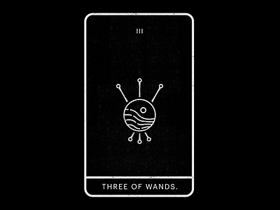 Three of Wands.