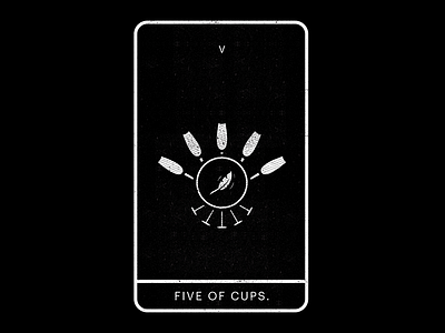 Five of Cups.