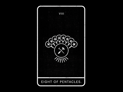 Eight of Pentacles.