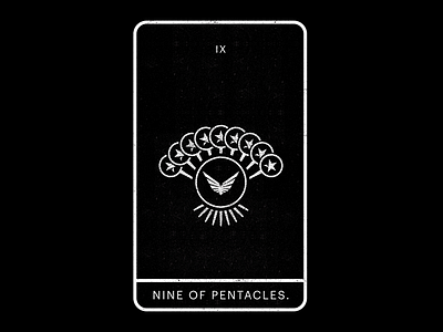 Nine of Pentacles.