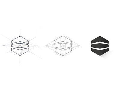 Logo process evolving logo geometric logo logo process process sacred geometric