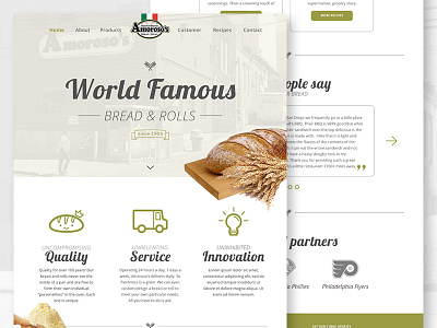 Bakery Concept 1 webdesign