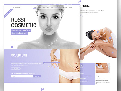 Rossi Cosmetic Preview webdesign