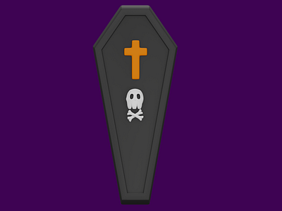 Grave & Halloween /  3d design