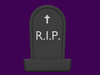 Tombstone / 3D Icon