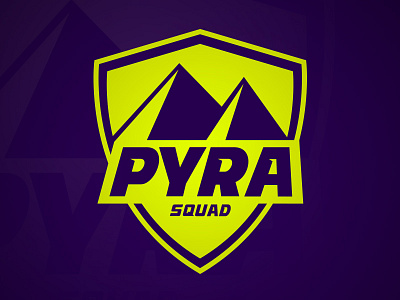 Pyra Squad Logo esports gaming logo pyra pyramids squad