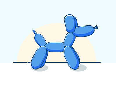 The Broad - Balloon Dog balloon dog graphic design illustration the broad