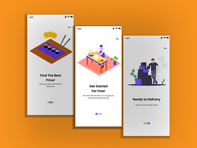 🍔 Food App ( Moodboards Screen ) app branding food app graphic design moodboards ui