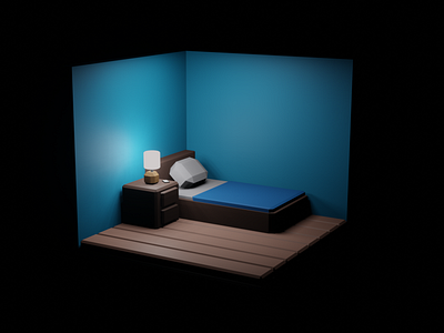 Low Poly Bedroom