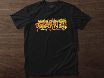 I will best colourful Graffiti T-shirt design