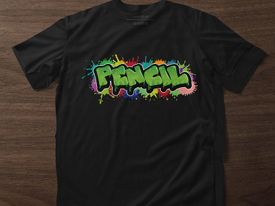 I will best colorful Graffiti T-shirt design