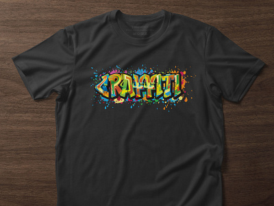 I will best colorful Graffiti T-shirt design design graffiti graffitidesign graphic design t shirt t shirtdesign tshirtdesign