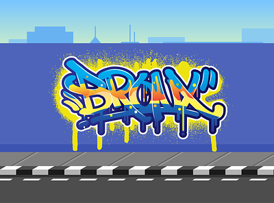 I will do custom Graffiti style and typography t-shirt design art coustom graff graffitidesign graphic design logo street art style t shirtdesign