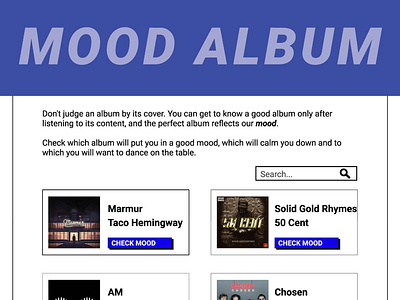 Mood Album - Hackathon Project