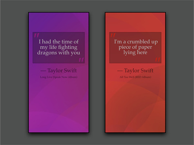 Abstract Quote Designs