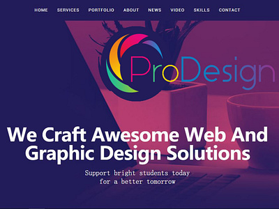 Great Website Design Created With WordPress