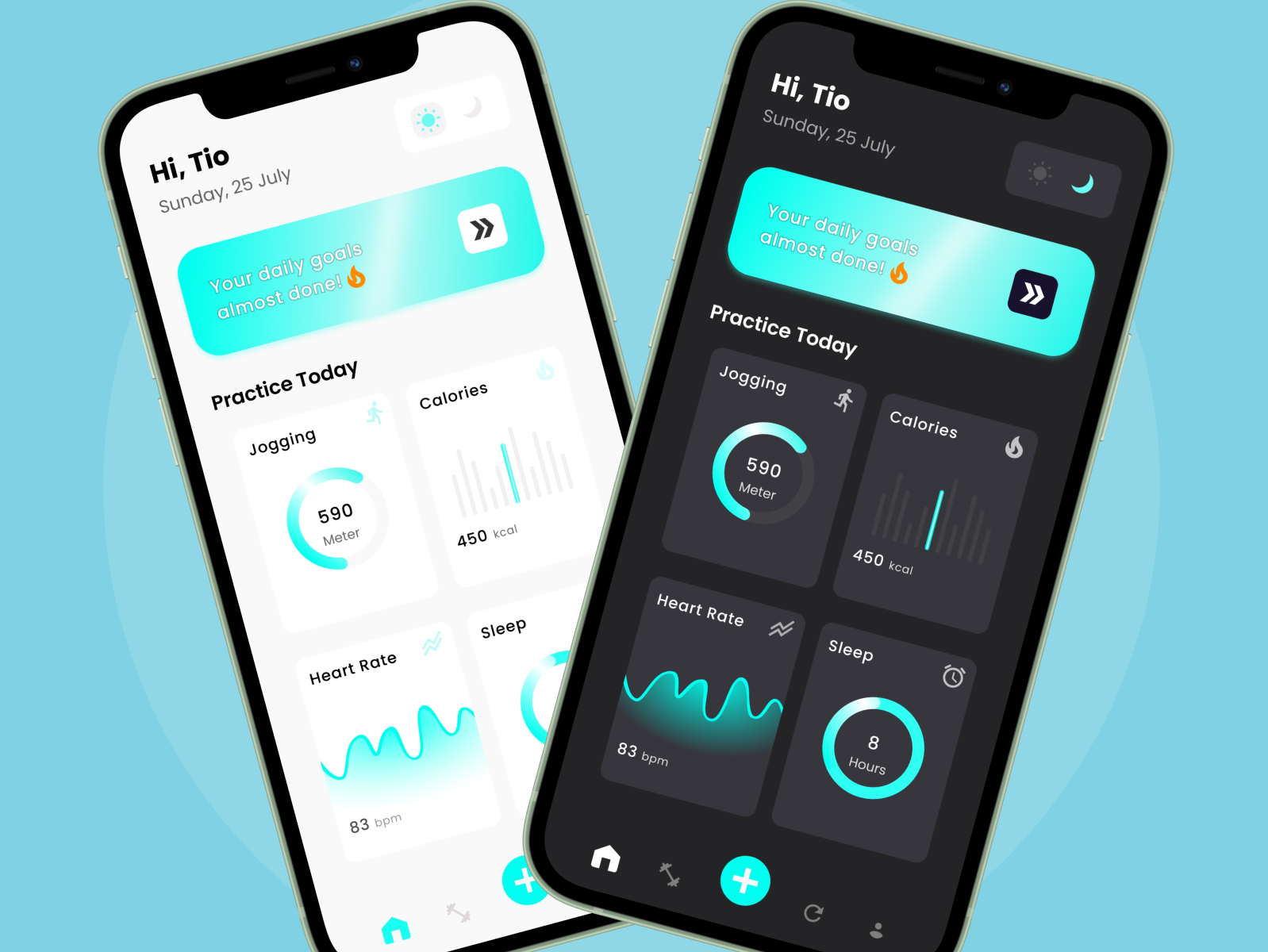 Mobile app - Exercise App by Tio Dwi Satrio on Dribbble