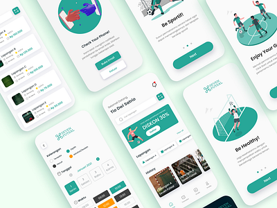 UI Design - Field Rental App by Tio Dwi Satrio on Dribbble