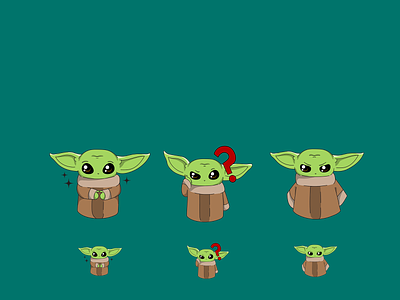 Baby Yoda Twitch Emotes 2d babyyoda cartoon cute design emoji emote emotes graphicdesign grogu illustration livestreaming logo starwars sticker streamers streaming twitch twitchemote twitchemotes