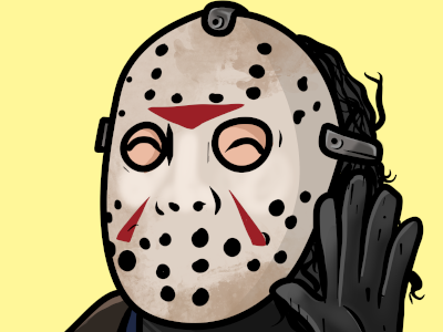 Jason Voorhees Twitch Emotes 2d cartoon customemote customemotes dicord emoji emote emoteartist emotes gaming graphicdesign horror illustration jason voorhees livestreamers mask streamers twitch twitchemote twitchemotes