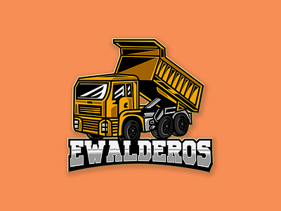 Mascot Logo Truck