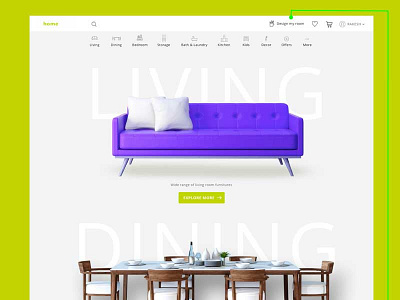 Online Home Store architecture e commerce freelancer furnishing furniture home interior online store