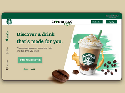 Starbucks Visual Design 3d animation branding design graphic design illustration logo motion graphics ui ux vector