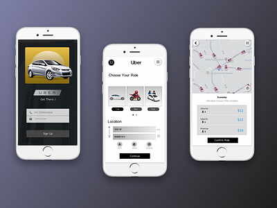 Uber Mobile App Redesign