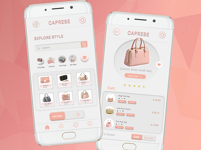 Caprese app design