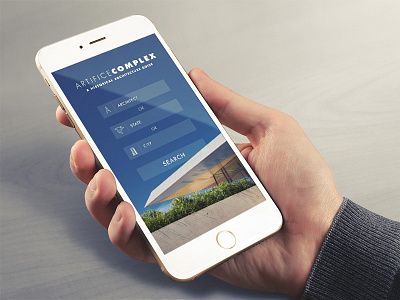 Artifice Complex iOS App app clean design ios iphone login mobile photoshop simple