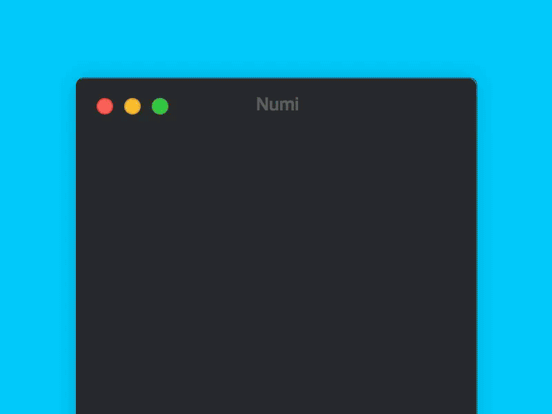 Numi night mode + css app black calculator dark mac minimal night numi