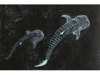Neon Whale Sharks.