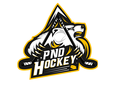 Ice Hockey Logo design branding graphic design ice hockey logo design illustrator logo logo design mascot logo mascot logo design vector