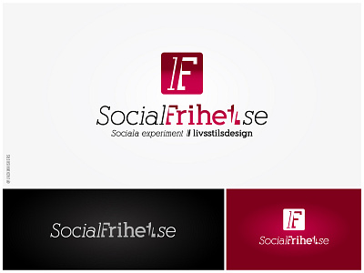 Social Frihet | Logotype brand identity branding graphic design graphic designer jack whiskers logo logo designer logotype norwegian social frihet swedish typography