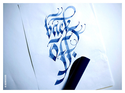 back off back off calligraphy custom type graphic designer hand lettering jack whiskers lettering type designer typography