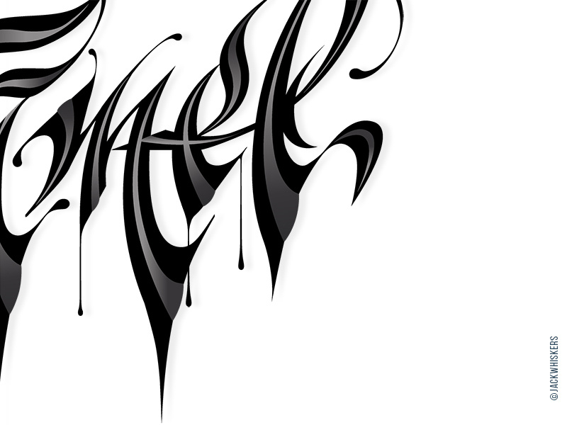 Lettering. The Detail logotype custom type typographer graphic designer graphic design inconvenience king jack whiskers typography lettering calligraphy