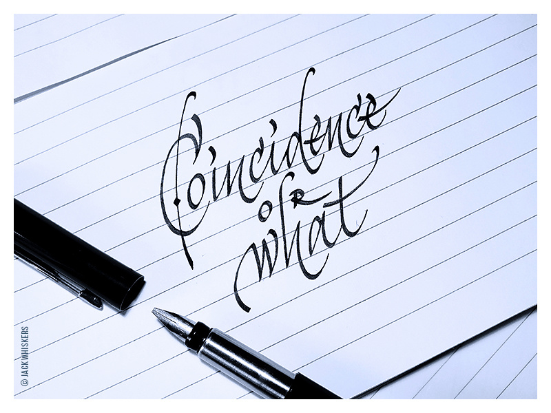 Coincidence script jack whiskers hand lettering type design art direction branding graphic design logotype custom type typography lettering calligraphy