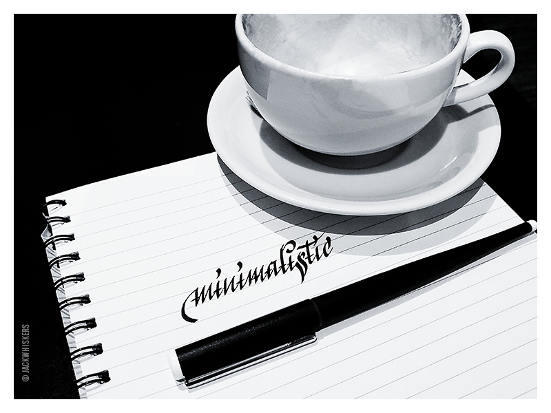 minimalistic jack whiskers graphic design minimlistic minimal art direction typography lettering calligraphy