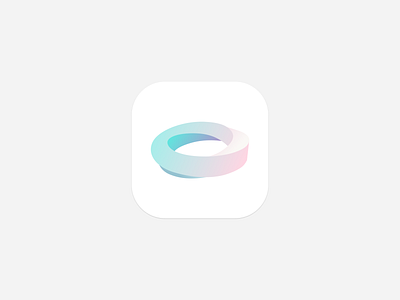 Mobius strip color1 app icon logo