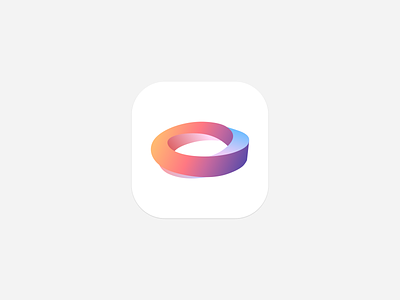 Mobius strip color2 app icon logo