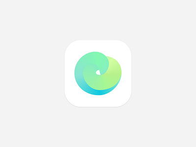 Mobius Strip color3 app icon logo