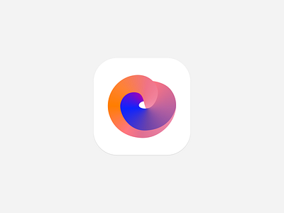 Mobius Strip color4 app icon logo